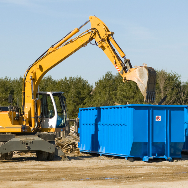 what size residential dumpster rentals are available in Secaucus NJ